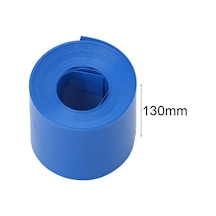 130x0.15 18650 Batarya Pvc Shrink Kaplama Makaron 100cm