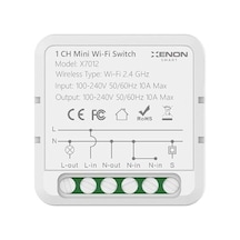 Tekli Wi-fi Akıllı Anahtar 16a 220v Röle Tek Çıkışlı Işık Şalteri Röle Modülü Mobil Uygulama Denetimli T Genel