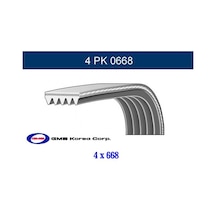 GMB 4PK0668 Kanallı Kayış Chevrolet Kalos 1.2-Matız 1.0-Spark 1.0 05= Daewoo Kalos 1.2-Matız 1.0 03= GMB 4PK0668 Kanallı Kayış Chevrolet Kalos 1.2-Matız 1.0-Spark 1.0 05= Daewoo Kalos 1.2-Matız 1.0 03=
