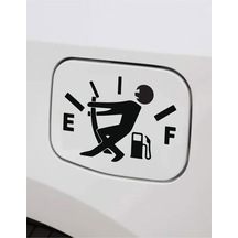 Yakıt Göstergesi Depo Kapağı Sticker 15cm Uyumlu