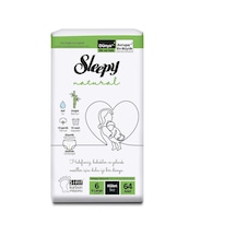 Sleepy Natural Külot Bez 6 Numara Xlarge 64 Adet
