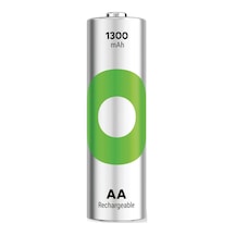 Gp Batteries Recyko 1300 Aa Kalem Ni-mh Şarjlı Pil, 1.2 Volt, 4'lü Kart