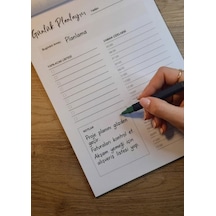 A4 Günlük Planlayıcı-minimalist Ve Sade Tasarımlı 50 Yaprak Çok Renkli