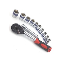 Nalburkent Dekecr-v Lokma Takımı 1/2" Cırcırlı 12 Parça Crv G-10052