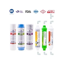 Açık Kasa Su Arıtma Cihazı Filtresi 6 Lı Filtre Seti Membransız (480266325)