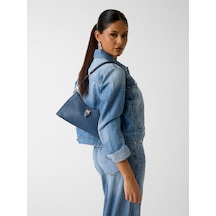 Guess Patsie Logo Kadın Omuz Çantası Hwzg9919180 Mavi