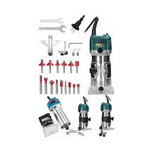 Staxx S35MFS 3500 W 6 MM Mini Freze Formika Traşlama Makinesi + 12 Uç