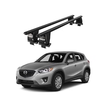 Royal Mazda Cx-5 2012-2015 Uyumlu Siyah Kilitli Ara Atkı Port Bagaj Tavan Barı