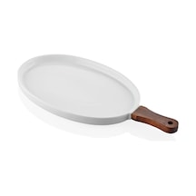 The Mia Woody Porselen Servis 40x20 Cm