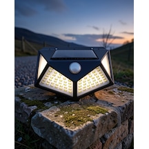 Güneş Enerjili Duvarkaşı 100 Led Uuczduvarlambası