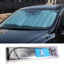 Forzacase Oto Ön Cam Güneşliği 130x60 Cm Uv Korumalı Katlanabilir Alüminyum Araç Güneşlik - Fc1217 1 Adet