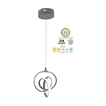 Modern Led Sarkıt Avize 23x80 Cm Ayarlanabilir Gövdeli, 24w 6500k Beyaz Işık, Power Led Teknolojili, Siyah Gövdeli Şık Aydınlatma Armatürü Salon Ve Mutfak Açık Lacivert