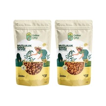 Onlineçiftçi Çiğ Girsun Fındık 1kg + Çiğ Yerli Badem 1kg