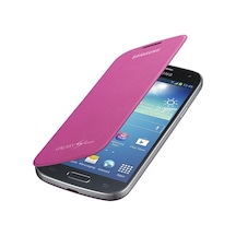 Galaxy S4 Mini İ9190 İle Uyumlu Flip Cover Kılıf Pembe Ef-fı919bpegww