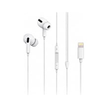 Hp-tk02 Titan Series İos Lightning Bluetooth Kablolu Kulak İçi Kulaklık - Yüksek Kaliteli Stereo Ses Mikrofonlu Ve Ergonomik Tasarımlı 1.2m İphone Uyumlu Kulaklık