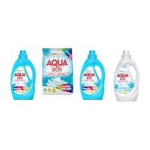 Aquabor Doğal Mineralli Sıvı Renkliler + 4kg Renkliler + Sıvı Renkliler + Sıvı Beyaz Set