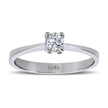 Lova 0,21 Karat Pırlanta Tektaş Yüzük - 1040039