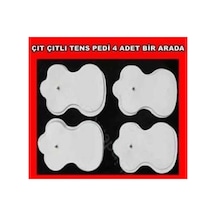 Optimed Ultra Çıtçıtlı Tens Pedi - Ergonomik 4'lü Set