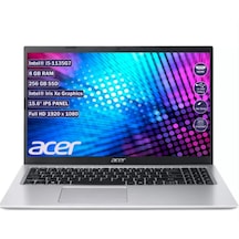 Acer Aspire 3 A315-58 NX.ADDEY.004 i5-1135G7 8 GB 256 GB SSD 15.6" Free Dos Dizüstü Bilgisayar