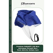 Premium Paraşüt-100 Blue Antreman Paraşüt Mavi Renk Aktivite Gelişim Açık