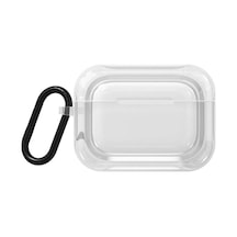 Airpods Pro 2 Uyumlu Kılıf Saydam Jelly Tasarımlı Candy Serisi Kılıf Şeffaf
