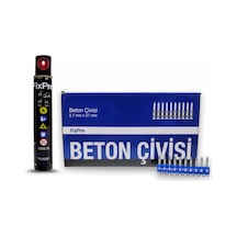 Fixpro 27 Mm Beton Çivisi 1 Kutu Gaz Dahil