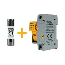 Dc Sigorta + Sigorta Yuvası 16a 1000v - 12 Adet