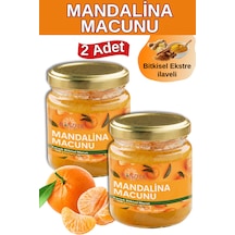 Hanzade Bitkisel Mandalina Macunu 2'li Set Zencefil, Zerdeçal, Havlıcan, Tarçın, Bal & Propolis Içeren Karışık Bitkisel Macun 210 Ml