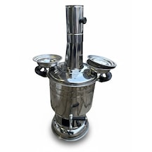 Saygılı 6 Litre Paslanmaz Krom Semaver Kömür Semaveri