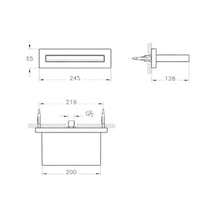 Cascata A45715 Duş Başlığı Krom Diğer