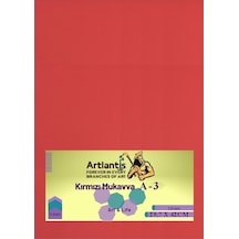 Renkli Mukavva A3 10 Lu 1 Paket 1.0 Mm Sert Renkli Mukavva Kalın Okul Öncesi Anasınıfı Kreş Etkinlik Proje Kırmızı