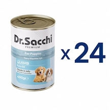 Dr. Sacchi Delicious Kuzulu Yavru Köpek Konservesi 400 Gr 24 Adet