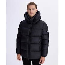 Kappa Authentic Gratia Erkek Siyah Comfort Şişme Mont