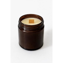 Lavanta Bergamot Yasemin Kokulu Dekoratif Ahşap Fitil 200 Ml Kutulu Hediyelik Kavanoz Mum 2.8 L