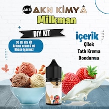 One Hit Wonder Milkman Dıy Kit Çilek Krema Gıda Aroması %20 Oranda Aroma İçerir Hazır Değildir 30 Ml