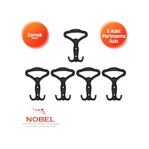 Klasi K Portmanto Askısı, Metal Vestiyer Askısı, Matsiyah, Duvar Ve Dolap Askılığı 5'li Set Vidalı Matsi Yah