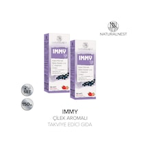 Naturalnest Immy Kara Mürver 1,3 1,6 Beta Glukan Vitamin C Çinko Içeren Şurup 2 Kutu