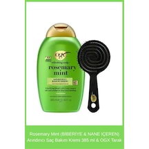 Rosemary Mint Biberiye & Nane Içeren Arındırıcı Saç Bakım Kremi 385 Ml & Ogx Tarak