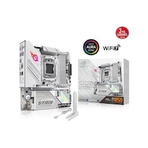 Asus Rog Strıx B850-g Gamıng Wıfı7 Ddr5 Hdmı-dp Typec Pcıe 5.0 Am5 Matx Beyaz