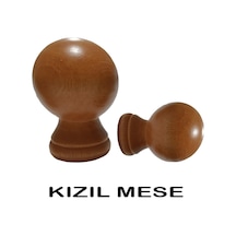 Perdemix Ahşap Rustik Top Başlık 2 Adet Kiraz