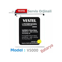 Vestel Uyumlu Venüs V5000 V 5000 Batarya 2230Mah Vakumlu Ambalajın