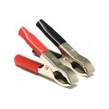 1 Takım Akü Maşası Orta Boy 75Mm (Siyah+Kırmızı) 1 Adet