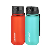 Uzspace 2'li Tritan Matara Seti 650 Ml 14 Farklı Renk Seçeneği Fiftyfifty -3037seta Fuşya - Kırmızı
