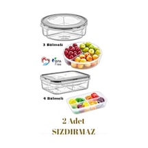 Sızdırma 2 Li Fresh Box Plastik Çok Renkli Diğer