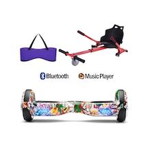 Citymate Elektrikli Kaykay Hoverboard Akıllı Denge 6.5 Inch + Hoverkart + Çanta Extrem13 Paket D19
