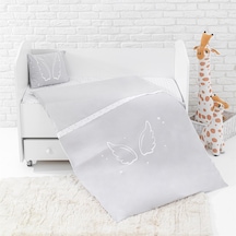Wellgro Angel Wings 3 Parça Bebek Nevresim Takımı -gri
