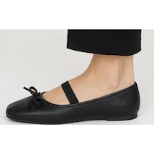N Napa Shoe Np.19210.siyah.deri Babet