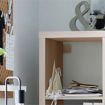 Ikea Kallax Açık Raf Ünitesi, Ağartılmış Meşe Görünümlü 182x182 Cm Meşe