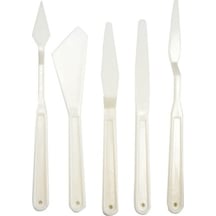 Plastik Spatula Seti, 5 Li Spatul, Akrilik Boya, Yağlı Boya, Hobi