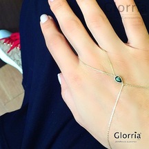 Glorria Altın Damla Şahmeran Bileklik N11.114 Altın